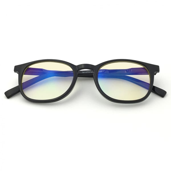 J+S Vision Blue Light Shield Computer/Gaming Glasses - Wayfarer Frame ...
